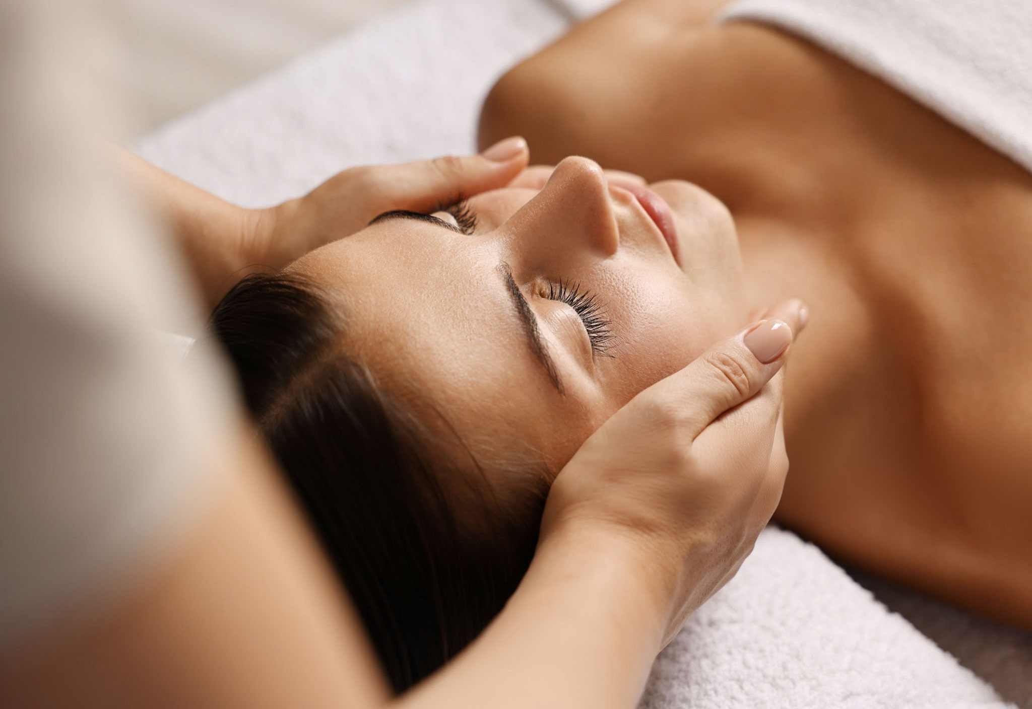 Facial skincare treatment at Sen Wellness House Sacramento