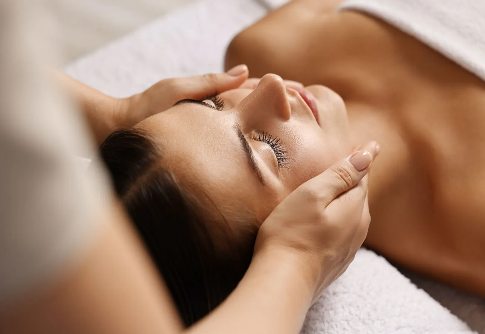 Facial skincare treatment at Sen Wellness House Sacramento